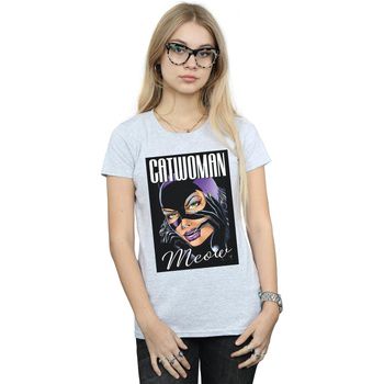 Dc Comics Camiseta manga larga Feline Fatale para mujer