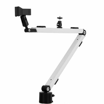 Streamplify MOUNT ARM Soporte para Montaje en Escritorio de Micrófono/Smartphone/Ring Lamp Blanco