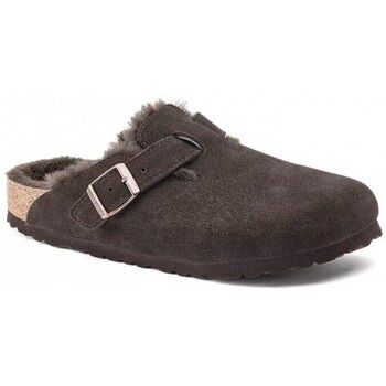 Birkenstock Mocasines Boston Suede Mocha para mujer