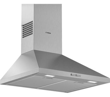 BOSCH Serie 2 DWP64BC50B Chimney Cooker Hood - Stainless Steel, Stainless Steel