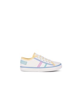 Zapatillas geox gisli niña blanco/amarillo