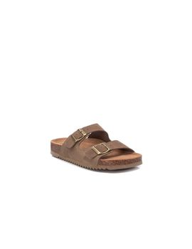 Chanclas xti serraje mujer taupe