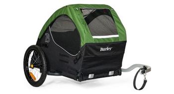 Remolque para mascotas burley tail wagon verde