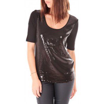 Vero Moda Blusa JESSIE 2/4 SEQUENCE TOP WALL Noir para mujer