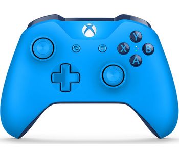 MICROSOFT Xbox One Wireless Gamepad - Blue, Blue