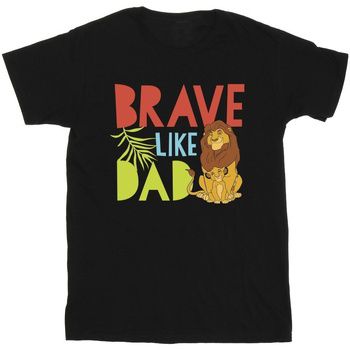 Disney Tops y Camisetas The Lion King Brave Like Dad para niño