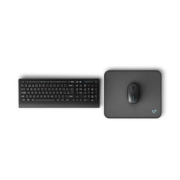 Teclado + Raton Energy Sistem Office Set Silent Negro Wireless/ 104 Teclas/ 1600 Dpi/ 6 Botones/ Usb