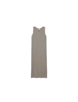 Vestido vero moda fiona sl o-neck 7/8 birch mujer