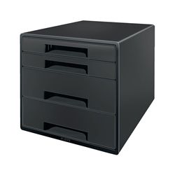 Leitz Recycle 4 Drawer Cabinet Black 53720095