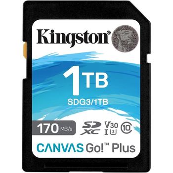 Kingston Canvas Go Plus SDXC 1TB UHS-I U3 V30 Clase 10