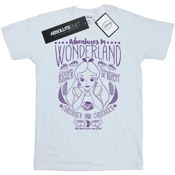 Disney Camiseta manga larga Alice In Wonderland Adventures In Wonderland para mujer