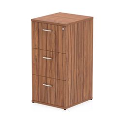 Impulse Filing Cabinet 3 Drawer Walnut - I000133