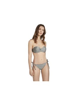 Bikini ysabel mora bandeau animal print push-up copa b