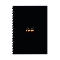 Rhodia Business Book A4 Wirebound Hardback 160 Pages Black (3 Pack)