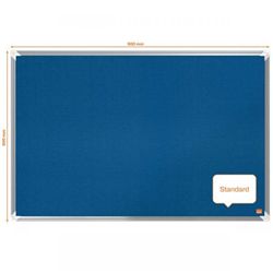 Nobo Premium Plus Blue Felt Notice Board 900x600mm