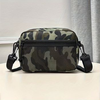 Bolso De Hombro De Color Camuflaje, Bolso De Nylon De Moda, Bolso De Teléfono Móvil Deportivo Para Viajar, Hacer Senderismo, Ciclismo