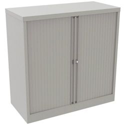 Bisley Essentials Steel Tambour with Side Open : 101.5 : Light Grey