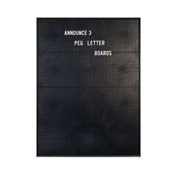 Announce Peg Letterboard 463x615mm