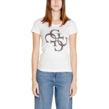 Guess Camiseta SS RN 4G LOGO TEE W4YI37 J1314 para mujer