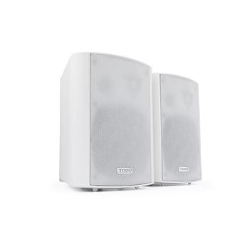 Altavoces Activos Tooq De Pared Blancos 30W Autoamplificados