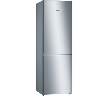 BOSCH Serie 4 KGN36VLEAG 60/40 Fridge Freezer - Silver, Silver