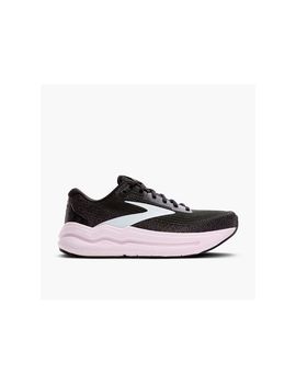 Zapatillas de running brooks ghost max 2 mujer black/white/orchid