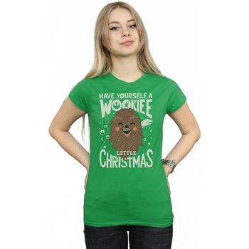 Disney Camiseta manga larga Wookiee Little para mujer