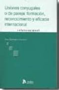 Uniones Conyugales O De Pareja: Formacion Reconocimiento Y Efica Cia I