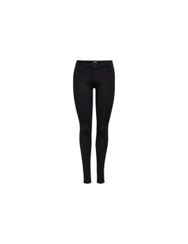 Pantalón only royal life reg skinny jeans 600 negro mujer