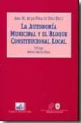 La Autonomia Municipal Y El Bloque Constitucional Local