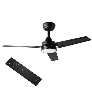 Jata JVTE4234 Ventilador de Techo con Luz y Mando 40W 106cm Negro