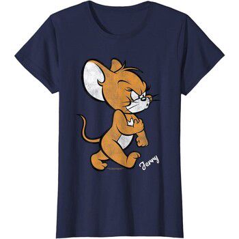 Dessins Animés Camiseta manga larga Angry Mouse para mujer