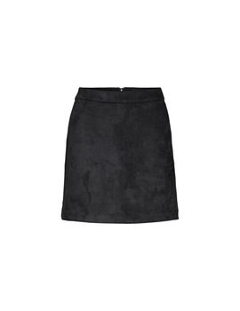 Falda vero moda donnadina fauxsuede black mujer