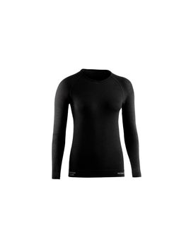 Camiseta de trail lurbel merino lite long sleeves mujer negro