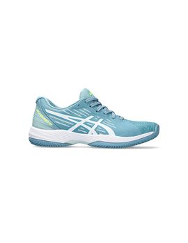 Zapatillas de tenis asics solution swift ff clay mujer gris azul/