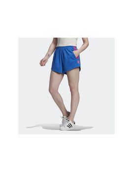 Pantalones adidas adicolor 3d trefoil azul mujer