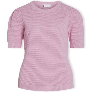 Vila Blusa Noos Dalo Knit S/S - Pastel Lavender para mujer