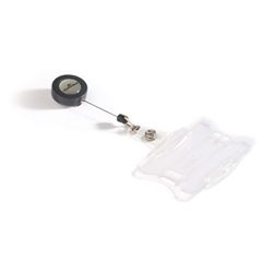 Durable Badge Reel ID Holder Clear