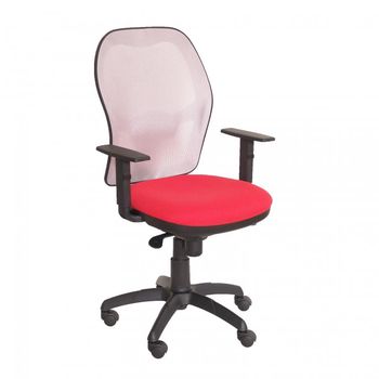 Piqueras y Crespo Jorquera Silla Malla Gris Asiento Bali Rojo