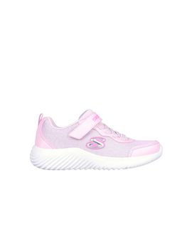 Zapatillas skechers bounder - girly groo niña light pink mesh/tri