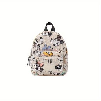 Mochila Mini con Estampado de Mickey Mouse de Disney, Mochila Escolar de Dibujos Animados, Mochila Ligera Kawaii para Viajes de un Día