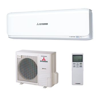 Aire acondicionado inverter 1x1 mitsubishi srk25zsx diamond 2150 fg blanco