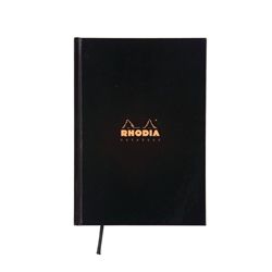 Rhodia Business Book A5 Casebound Hardback 192 Pages Black (3 Pack)