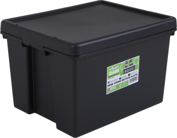 Caja bambox reciclada negro de 32x40x50 cm 45l