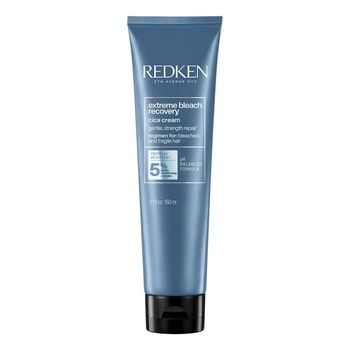 Extreme Bleach Recovery Cica Cream - 150 ml - Redken - Tratamiento sin aclarado fortalecedor para cabello decolorado y/o teñido muy dañado.