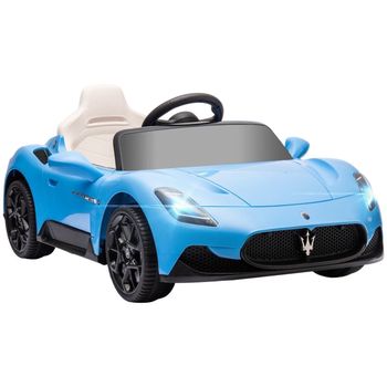 Aiyaplay Coche Eléctrico Para Niños De +3 Años Con Licencia Maserati Mc20 Azul