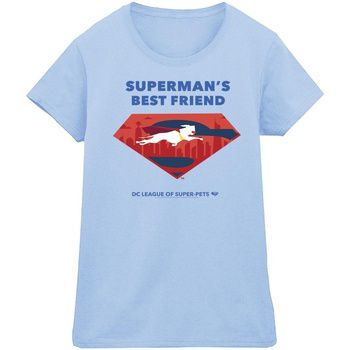 Dc Comics Camiseta manga larga DCs DC League Of Super-Pets Best Friend para mujer