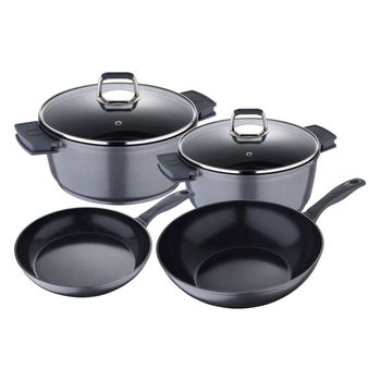 Bergner Titan Batería de Cocina de Aluminio 6 Piezas