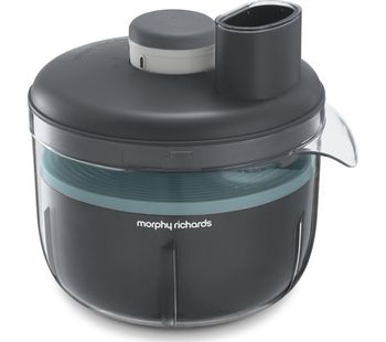 MORPHY RICHARDS MR401014 Prep Star Food Processor - Grey, Grey