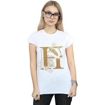 Harry Potter Camiseta manga larga Hufflepuff para mujer